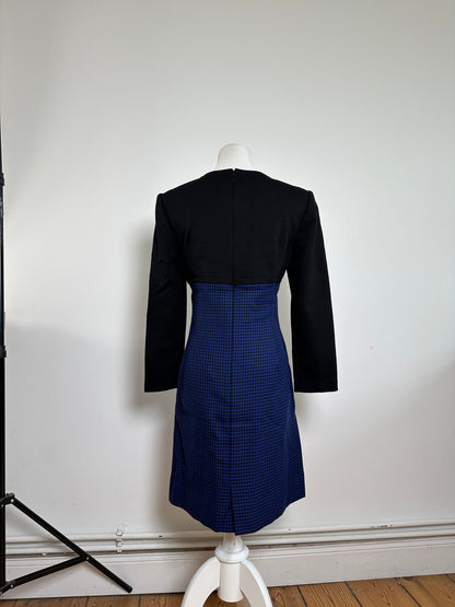 Vintage Givenchy Wool Dress Black