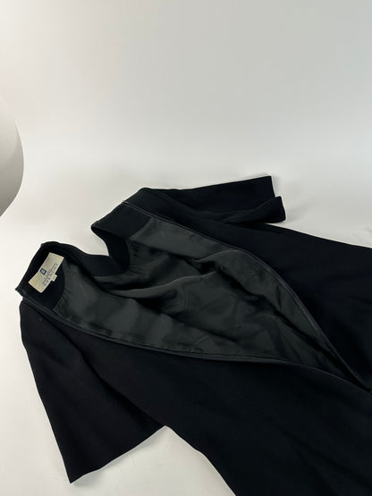 Vintage Givenchy Wool Dress Black