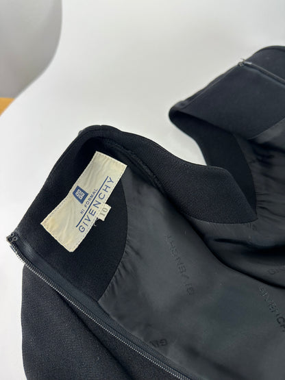 Vintage Givenchy Wool Dress Black