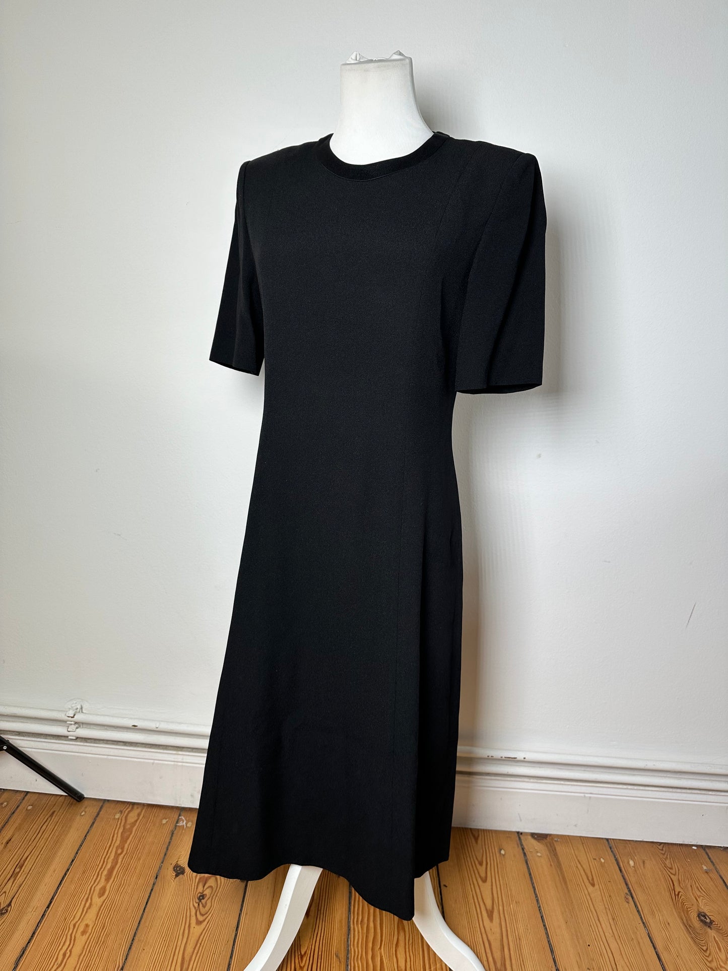 Vintage Givenchy Wool Dress Black