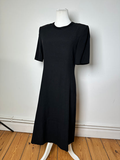 Vintage Givenchy Wool Dress Black