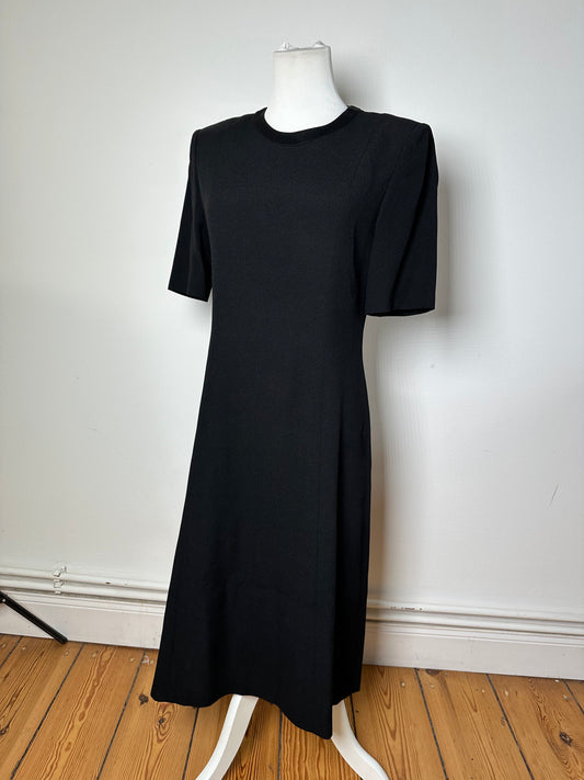 Vintage Givenchy Wool Dress Black