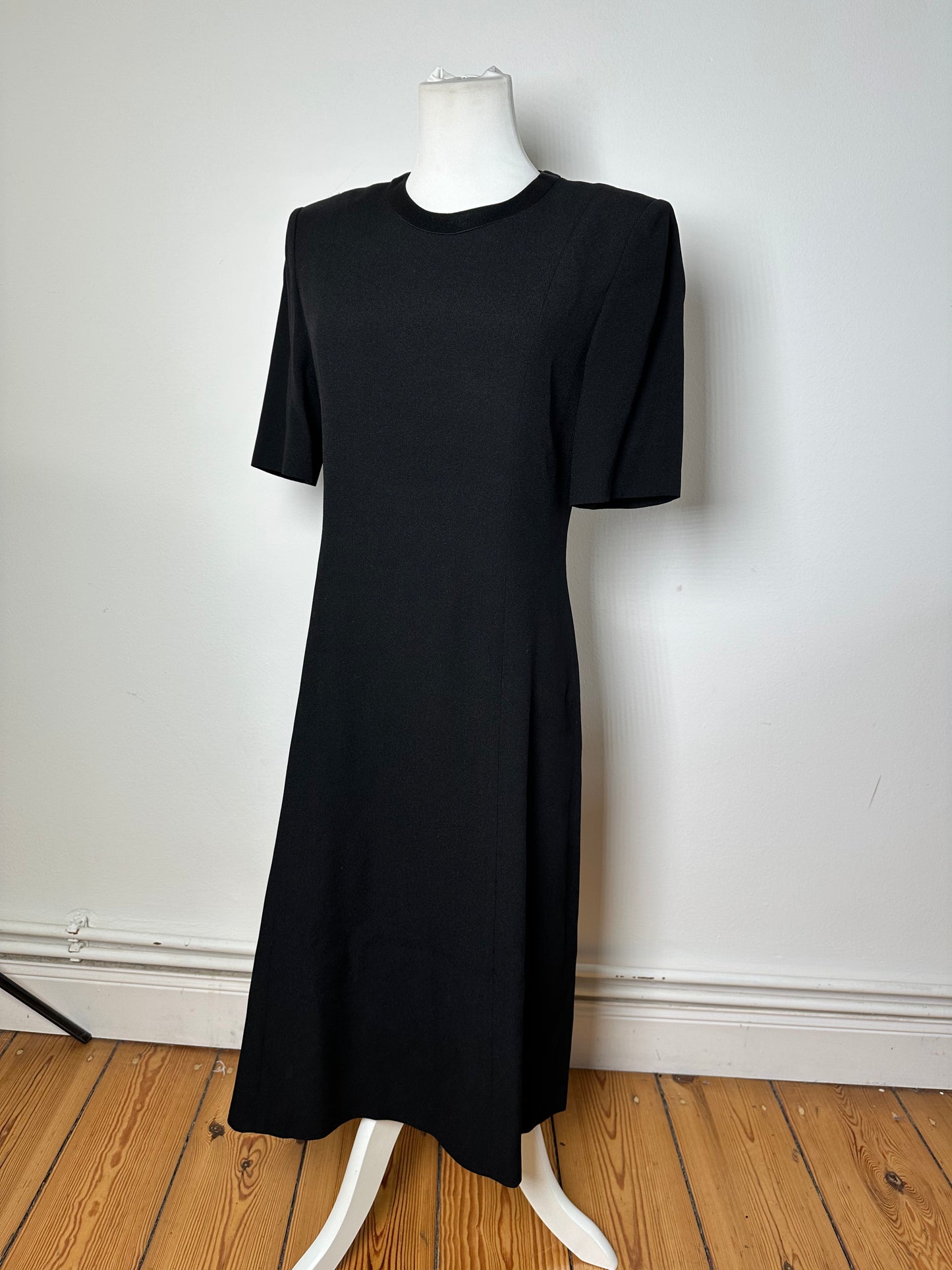 Vintage Givenchy Wool Dress Black