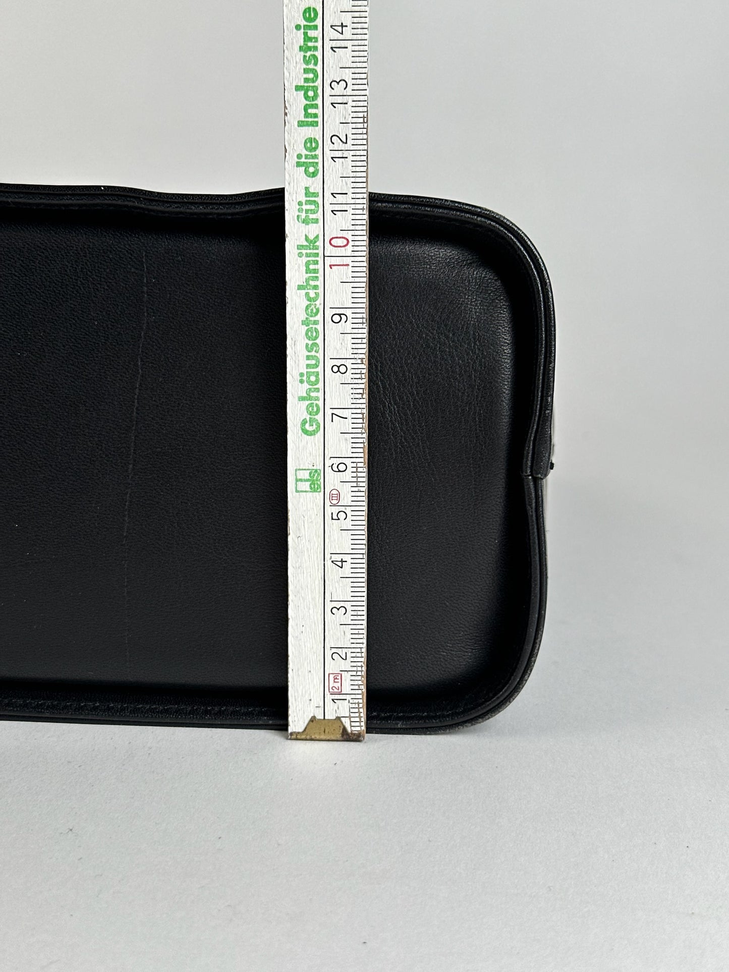 Vintage Issey Miyake leather bag black