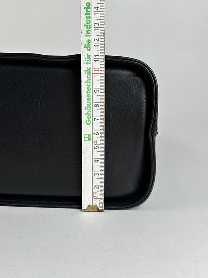 Vintage Issey Miyake leather bag black