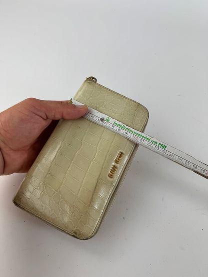 Vintage Miu Miu Leather wallet white