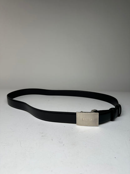 Vintage Givenchy Leather Belt Black