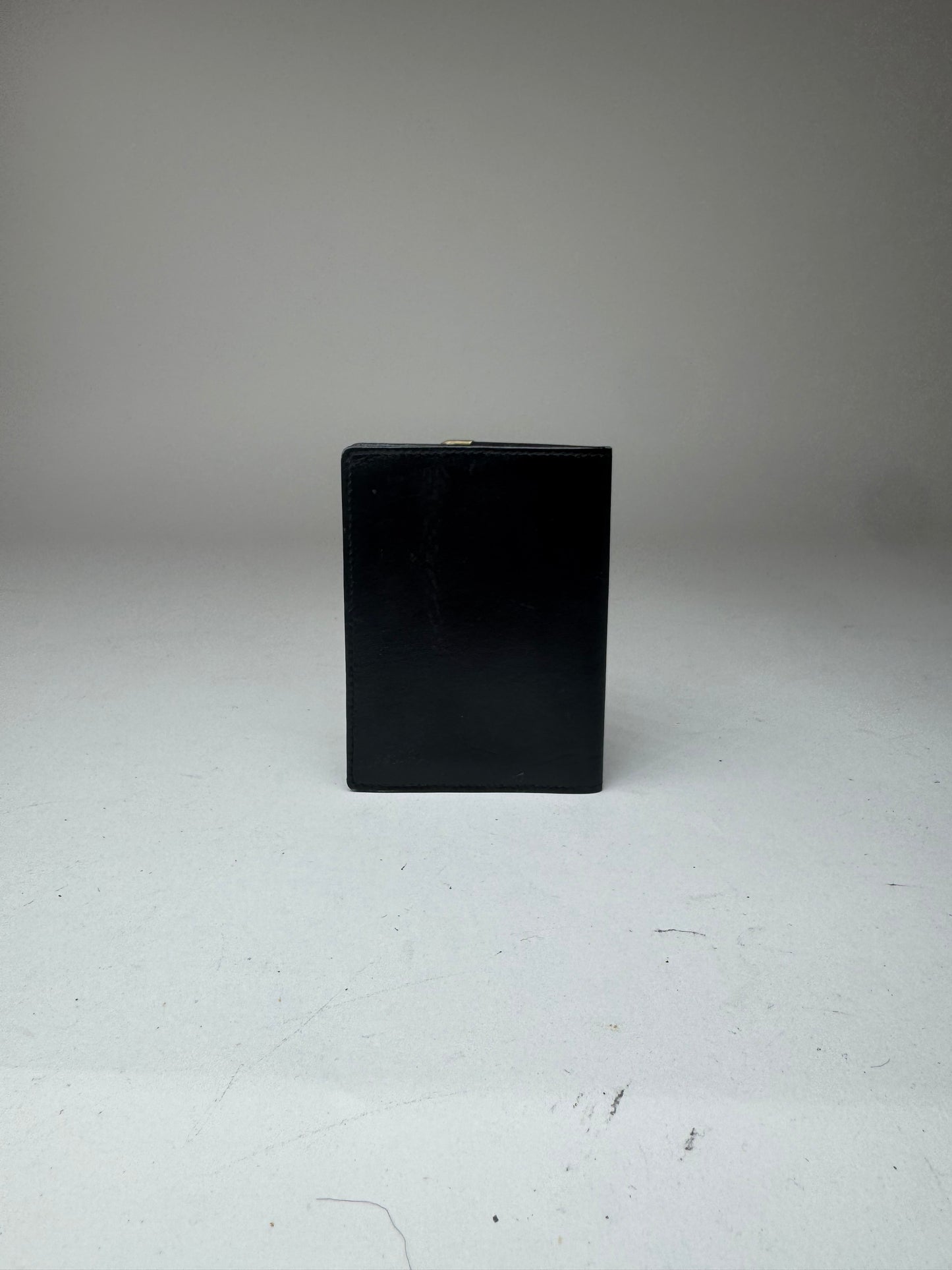 Vintage Cartier leather card holder black