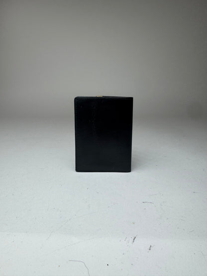 Vintage Cartier leather card holder black