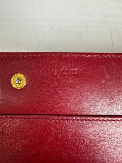 Vintage Miu Miu Smooth Wallet Red