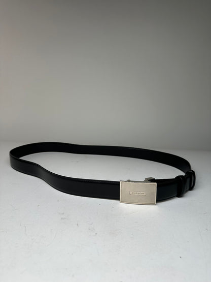 Vintage Givenchy Leather Belt Black