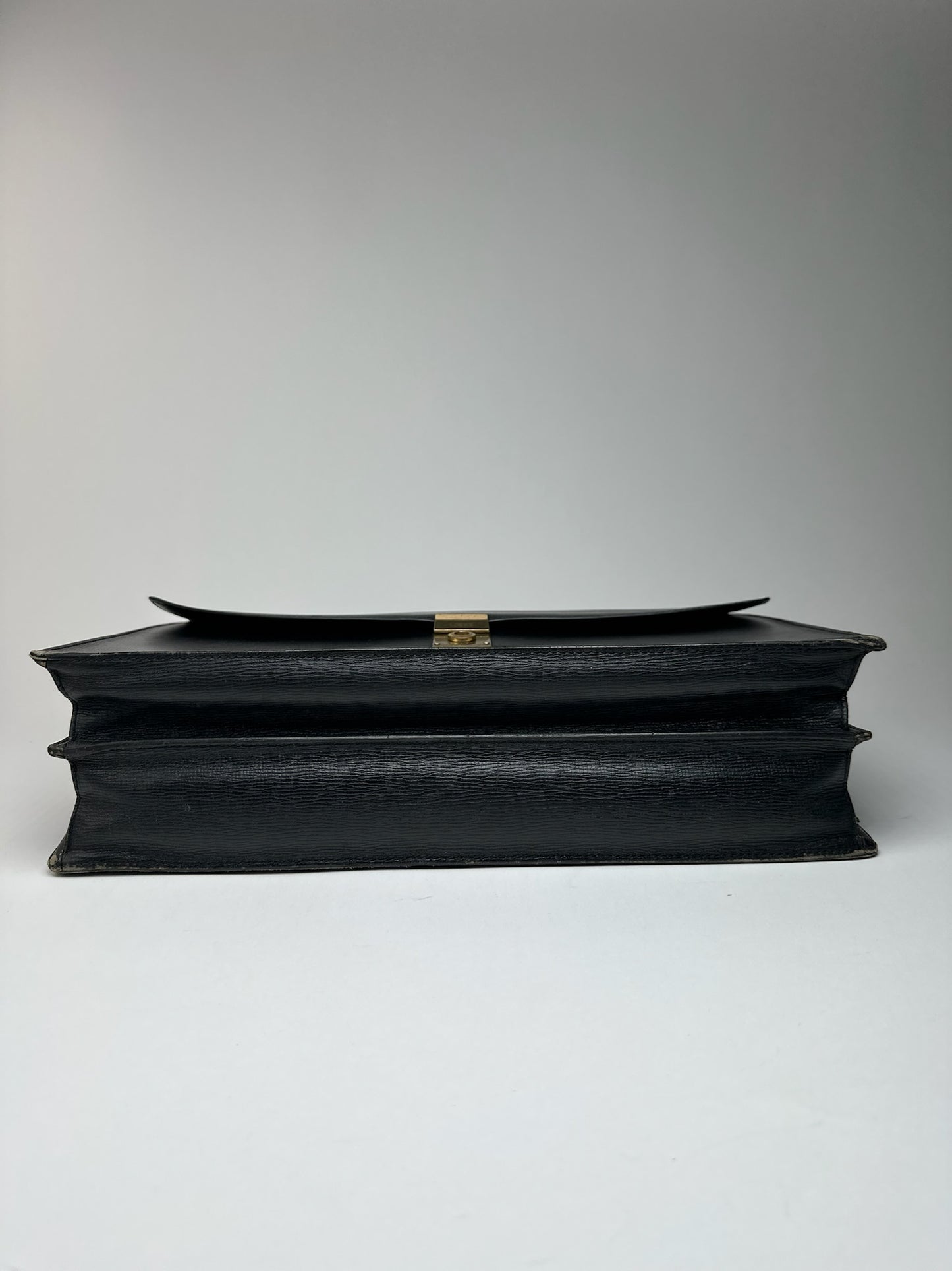 Vintage Loewe Madrid Leather briefcase black
