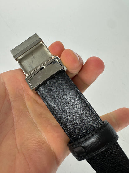 Vintage Givenchy Leather Belt Black