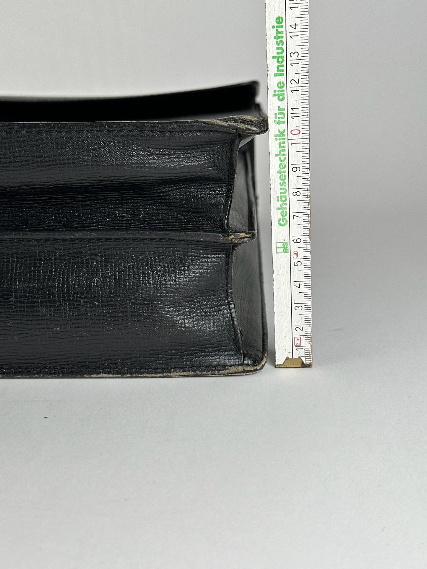 Vintage Loewe Madrid Leather briefcase black