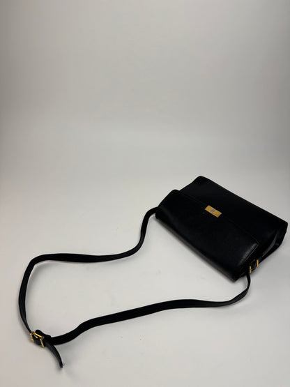 Vintage Givenchy Snake Emblossed Leather Bag black