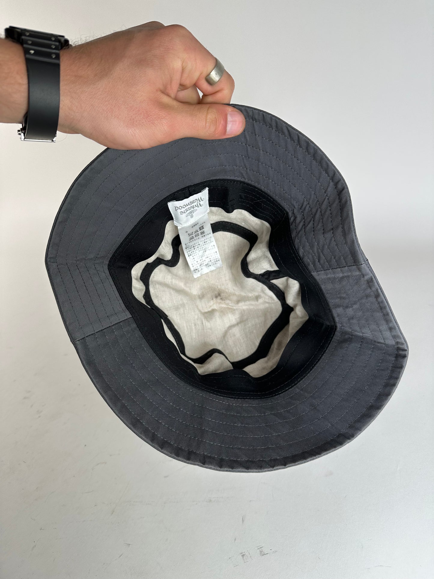 Vintage Vivienne Westwood Bucket Hat Anthracite