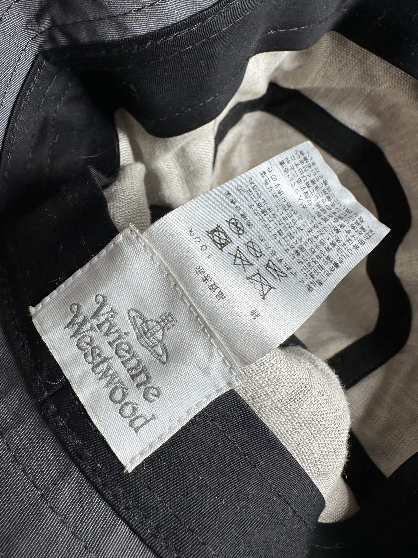 Vintage Vivienne Westwood Bucket Hat Anthracite