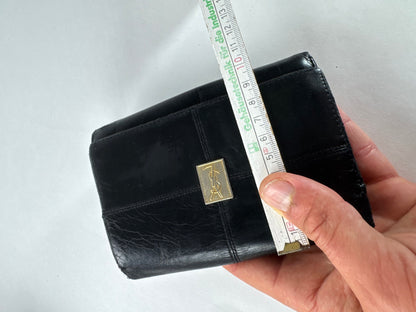 Vintage Yves Saint Laurent Leather Wallet Black