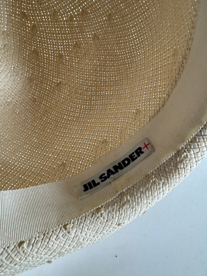 Vintage Jil Sander Panama Hat White