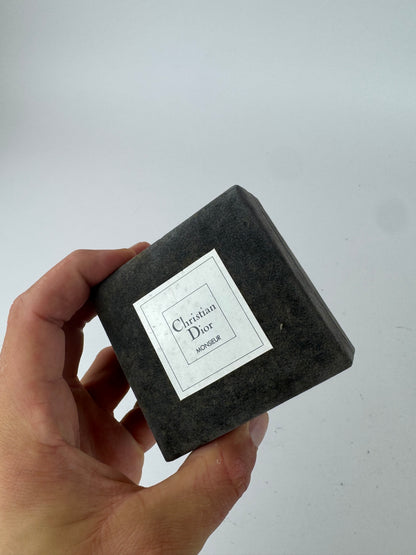 Vintage Dior steel money Tie clamp golden