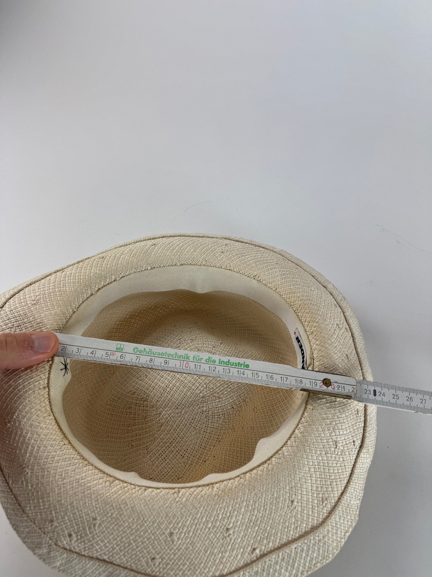 Vintage Jil Sander Panama Hat White