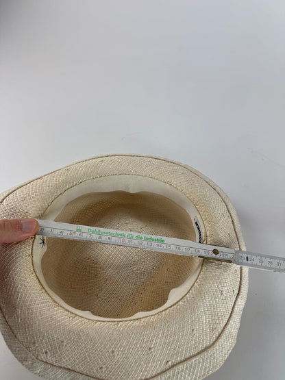 Vintage Jil Sander Panama Hat White