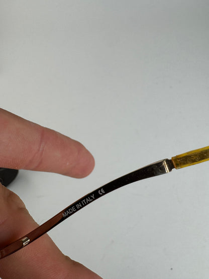 Vintage Celine Paris Frameless sunglasses Yellow