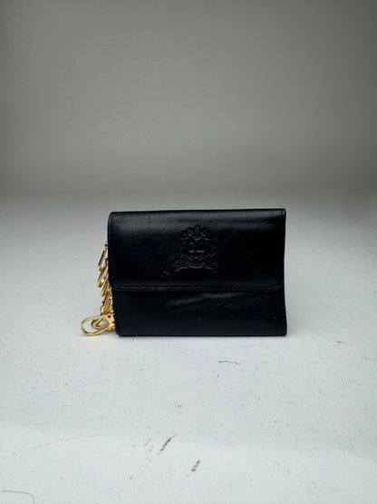 Vintage Dior Leather Key Holder black