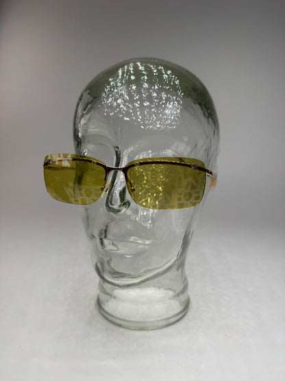 Vintage Celine Paris Frameless sunglasses Yellow