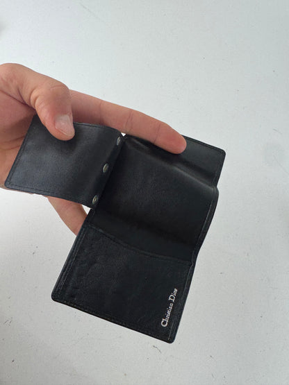 Vintage Dior Leather Key Holder black