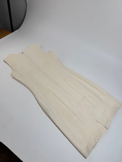 Vintage Courreges Linen Dress Shite 38/M