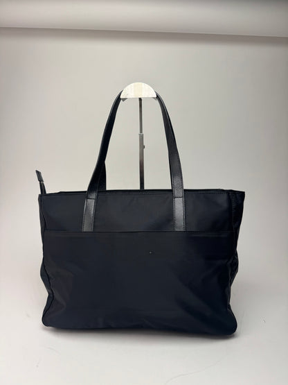 Vintage Courreges Polyester Leather Bag Black