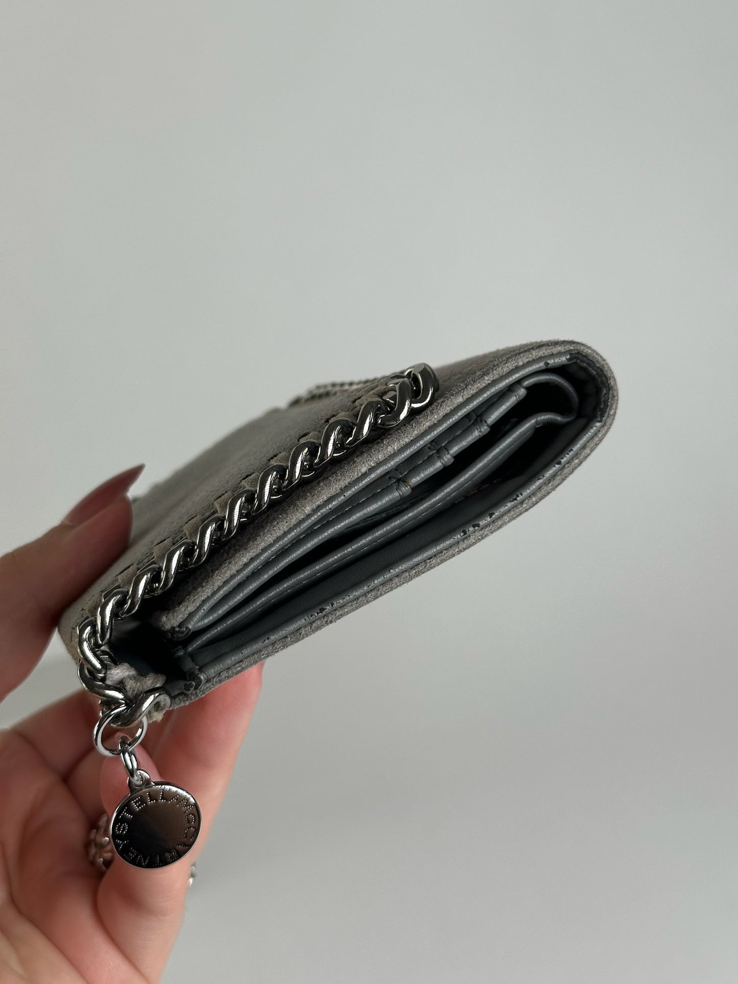 Vintage Stella Mc Cartney Vegan Leather wallet gray