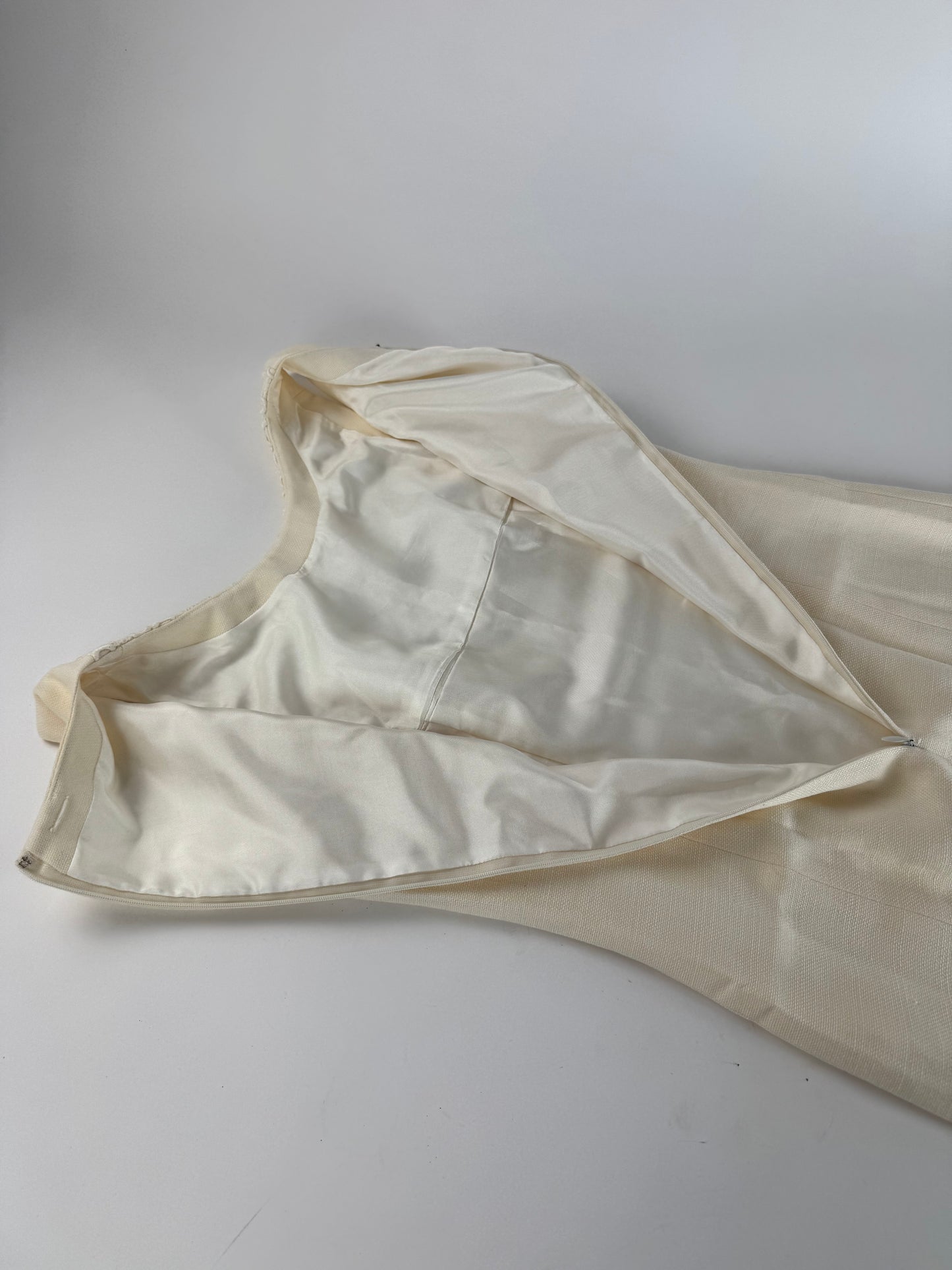 Vintage Courreges Linen Dress Shite 38/M