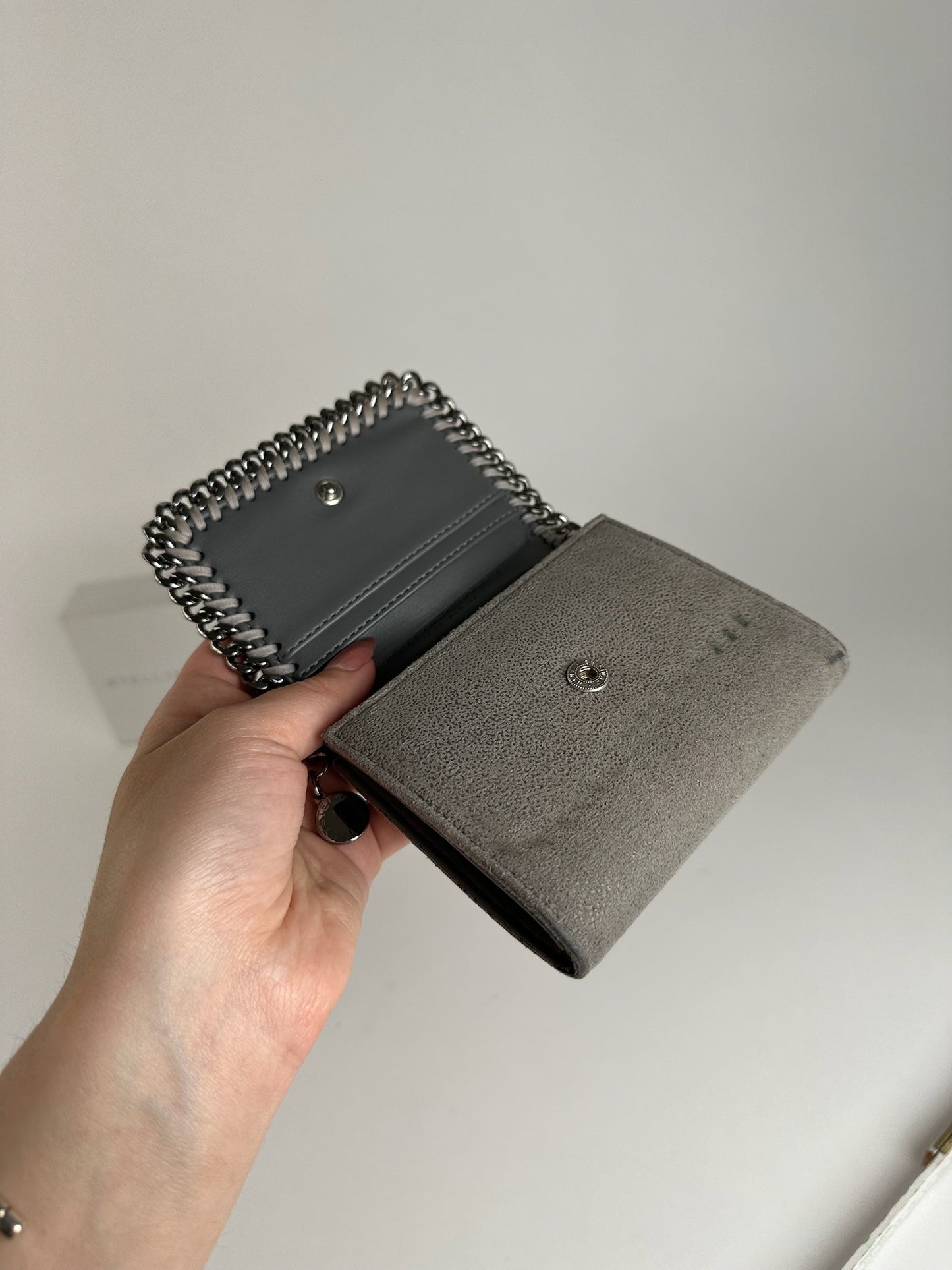 Vintage Stella Mc Cartney Vegan Leather wallet gray