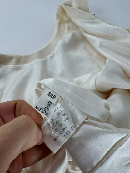 Vintage Courreges Linen Dress Shite 38/M