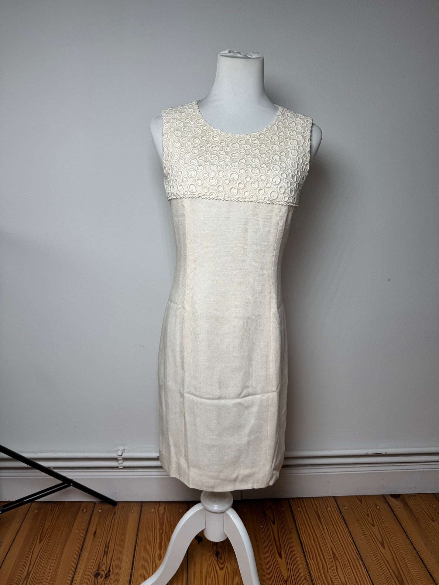 Vintage Courreges Linen Dress Shite 38/M