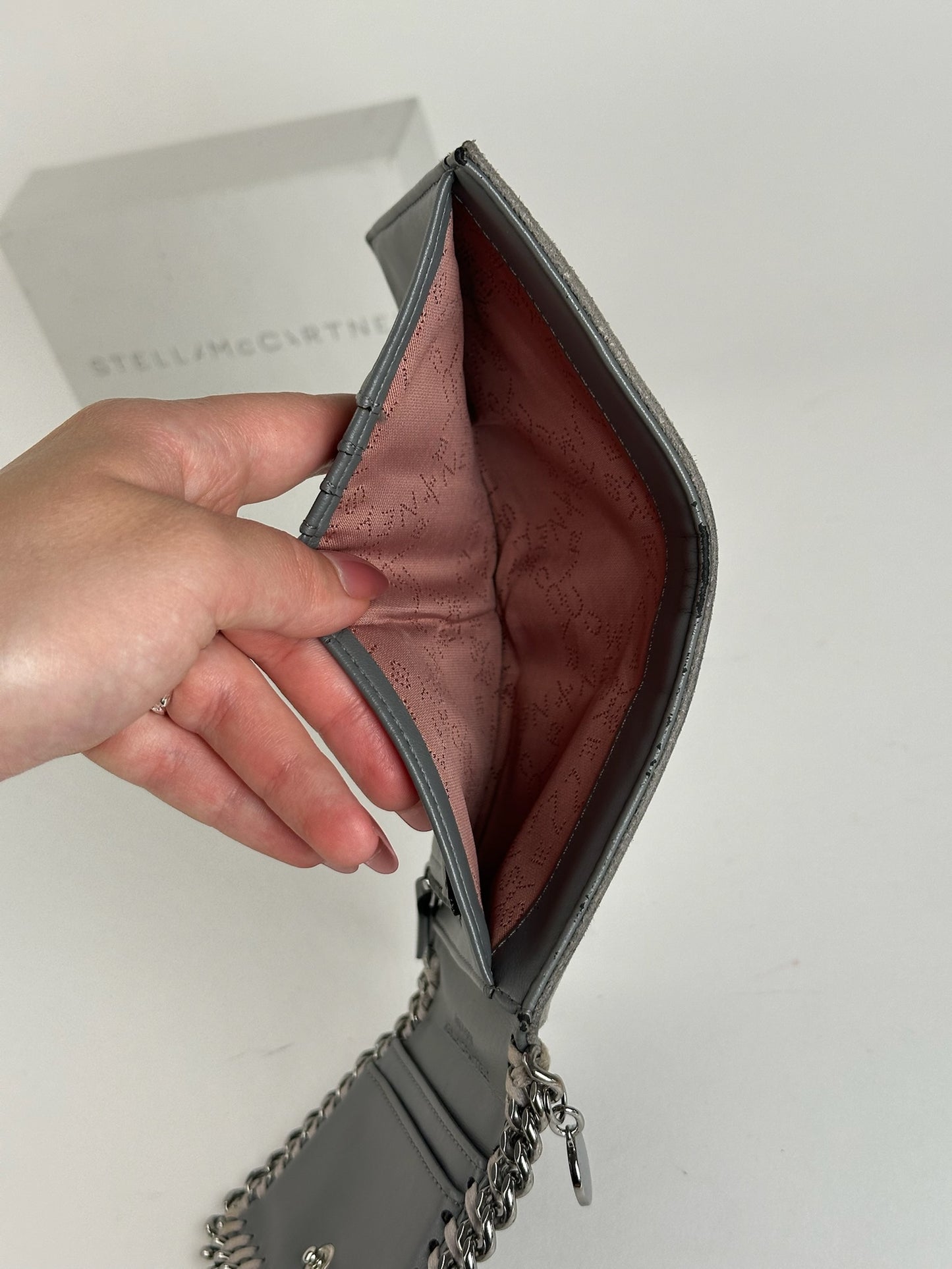 Vintage Stella Mc Cartney Vegan Leather wallet gray