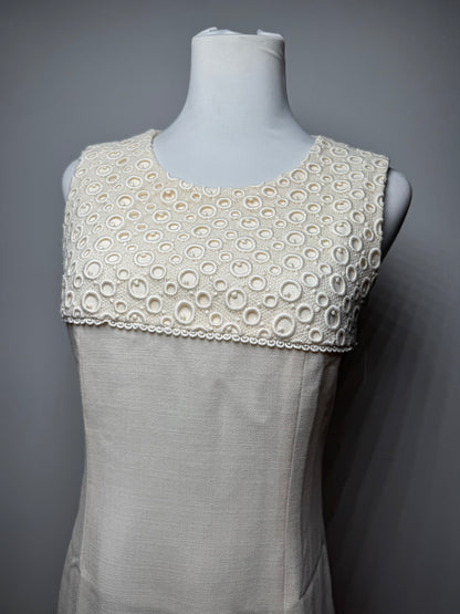 Vintage Courreges Linen Dress Shite 38/M