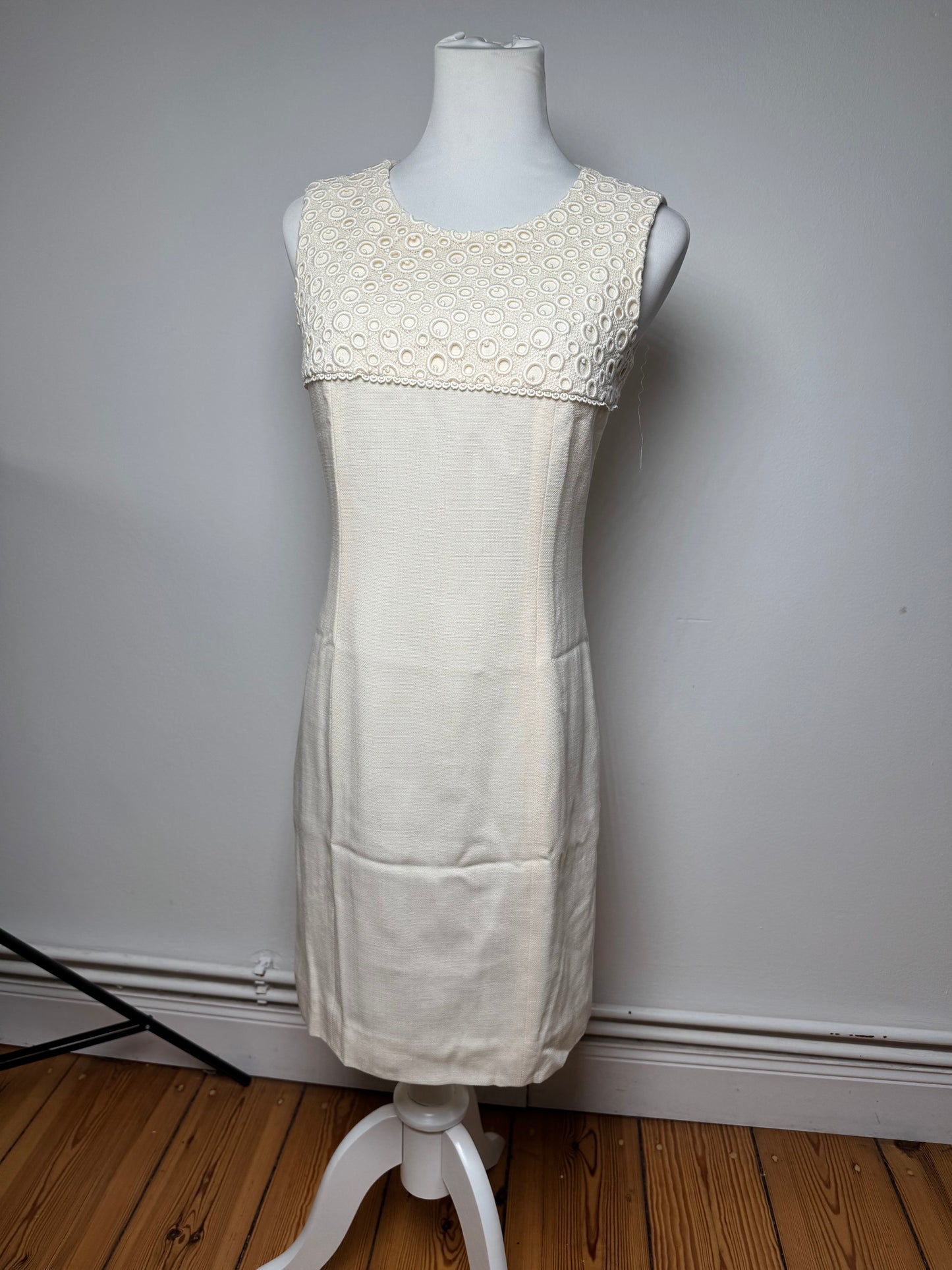 Vintage Courreges Linen Dress Shite 38/M
