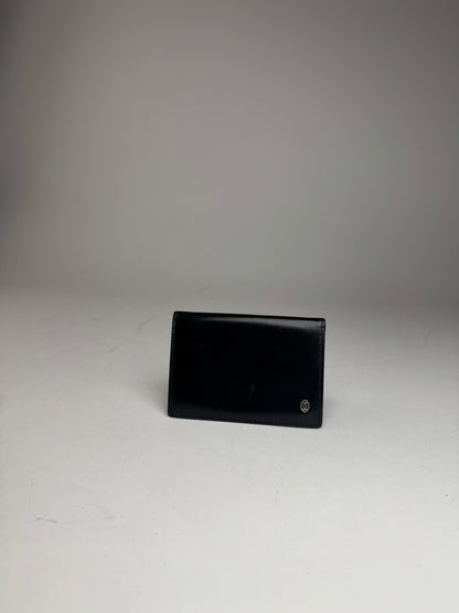 Vintage Cartier Patent Leather Card Holder Black