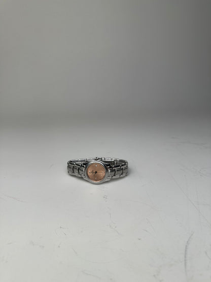 Vintage Fendi Stainless Steel Bracelet Watch Gold Dial