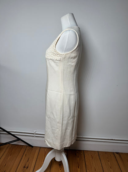 Vintage Courreges Linen Dress Shite 38/M