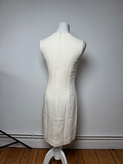 Vintage Courreges Linen Dress Shite 38/M