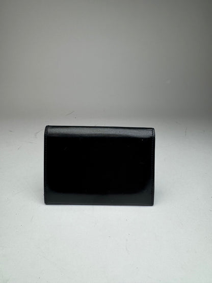 Vintage Cartier Patent Leather Card Holder Black