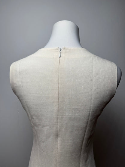 Vintage Courreges Linen Dress Shite 38/M