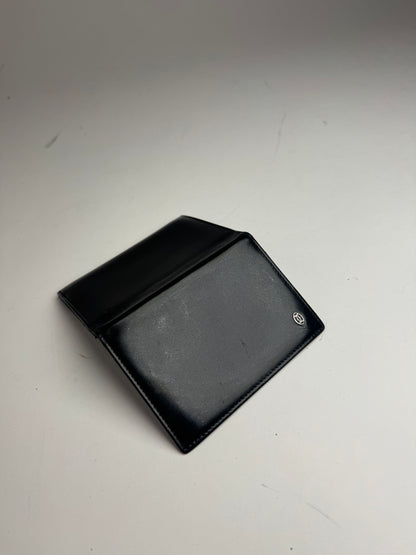 Vintage Cartier Patent Leather Card Holder Black