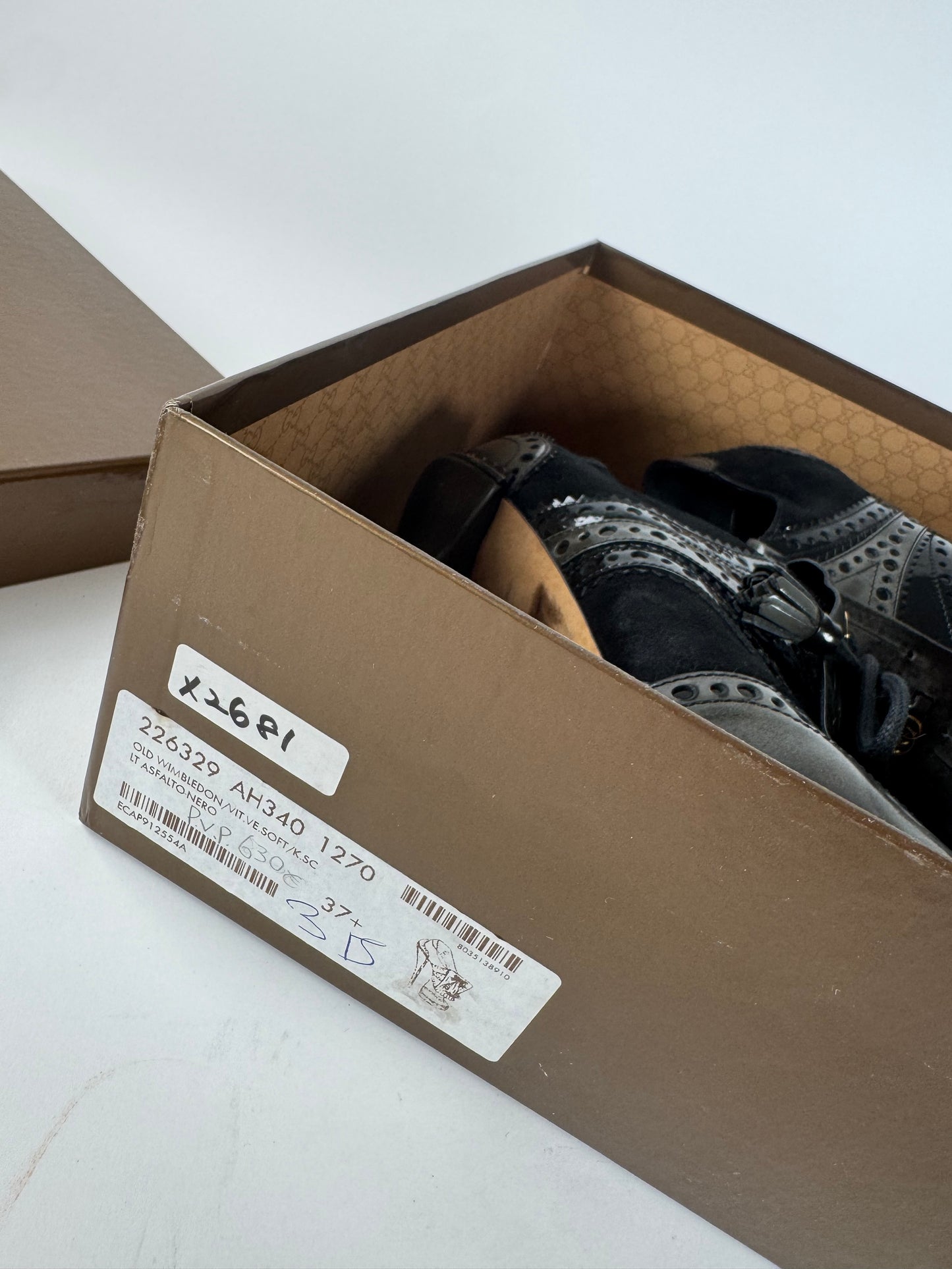 Vintage Gucci Heeled suede / patent Leather Boots EU37,5