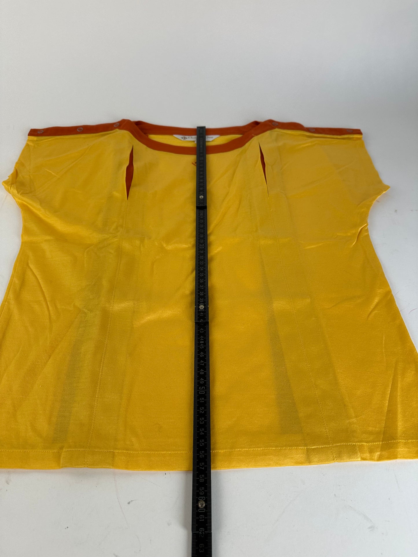 Vintage Dior Cotton T Shirt Yellow