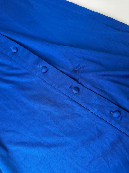 Vintage Yves Saint Laurent Bright Blue Dress c. 2000s XS